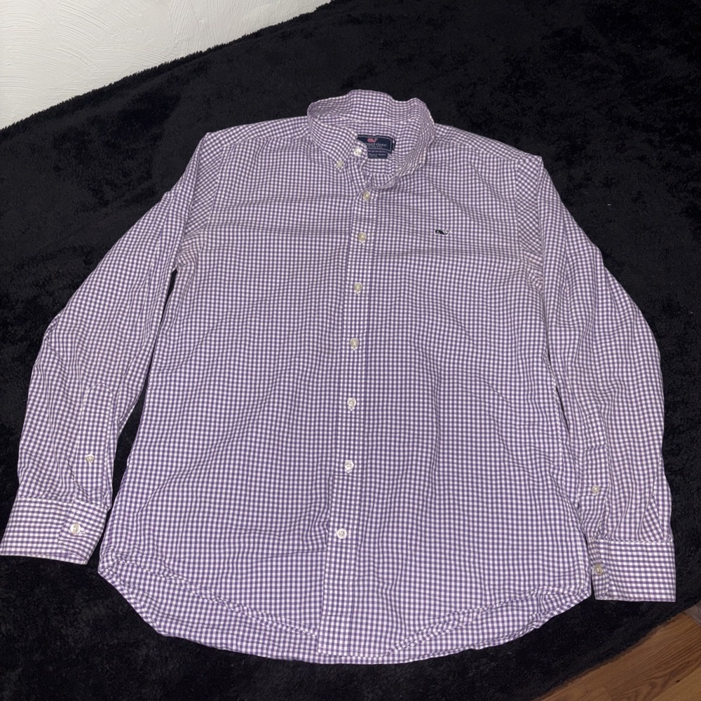 VINEYARD VINES by Shep‎ & Ian Button Up Slim Fit Whale Shirt M